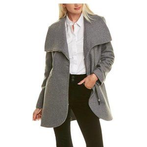 French Connection Asymmetrical Wool Blend